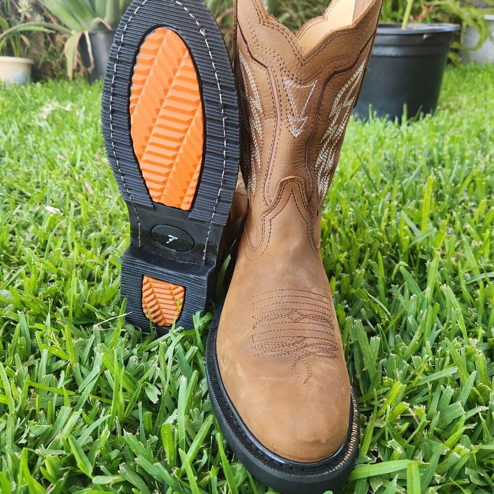 Botas Rodeo Western Suela Truck 100% Piel Mexicana